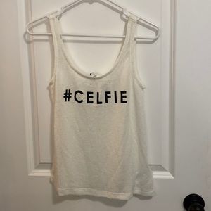 H&M celfie tank top new S